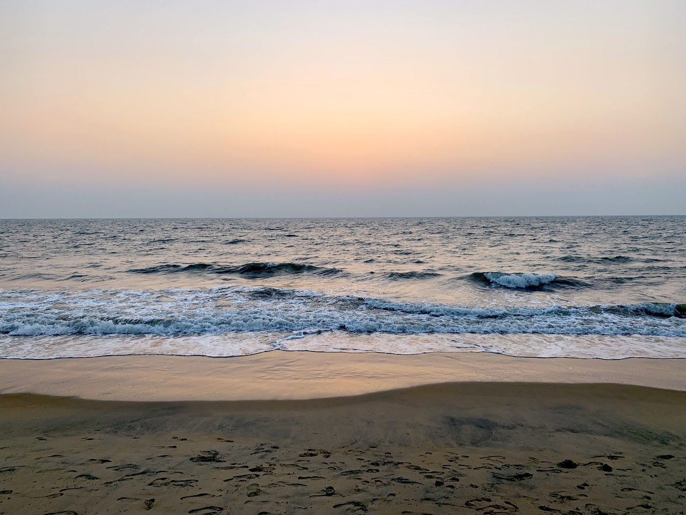 A beach in southern India, February 2020